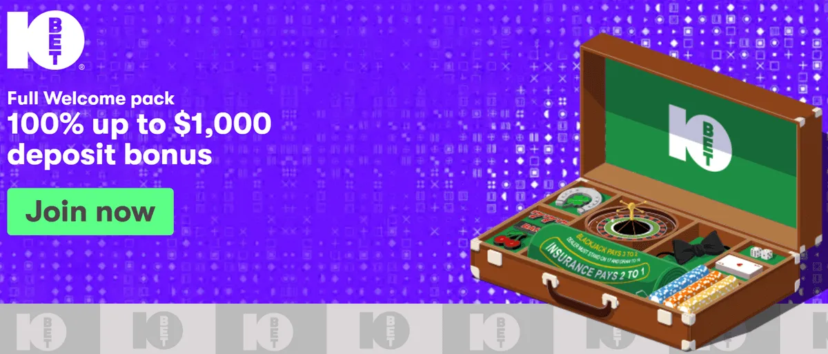 10bet casino welcome bonus
