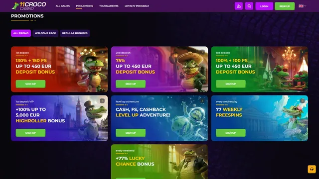 11croco casino promotions