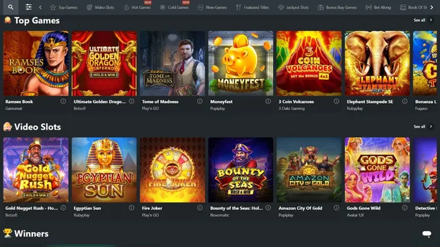 1bet casino games