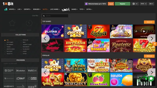 1xbit casino games