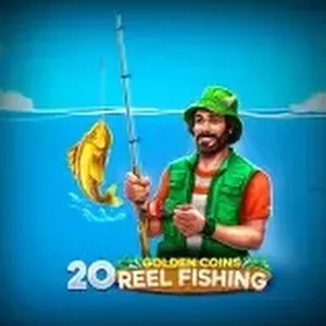 20 golden coins reel fishing slot icon