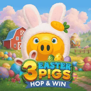 3 easter pigs hop win slot icon