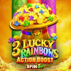 3 lucky rainbows action boost spinup slot icon