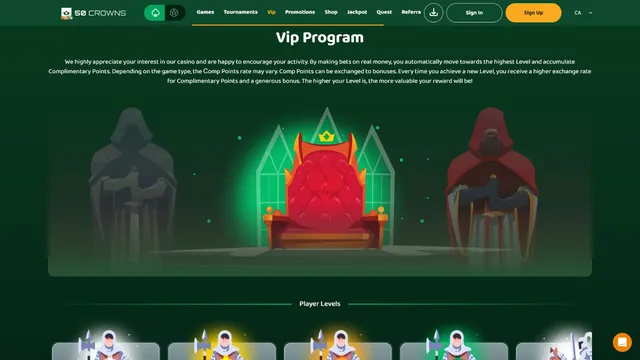 50crowns casino vip club