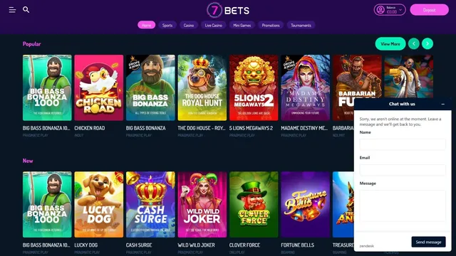 7bets casino support