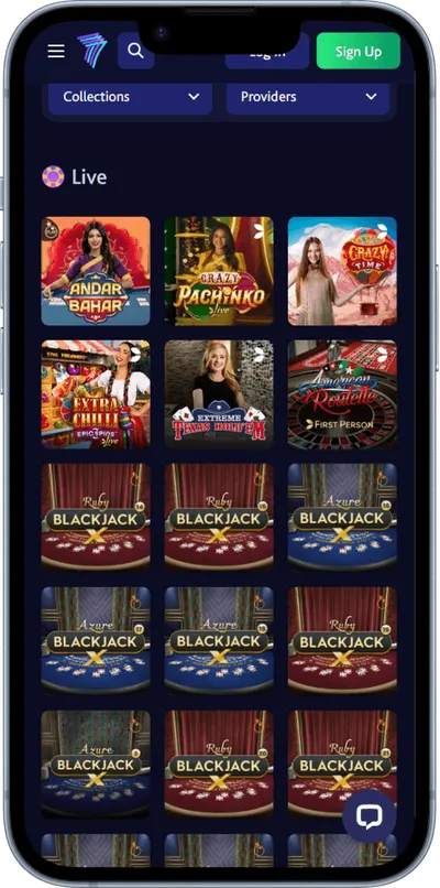 7bit casino phone live games