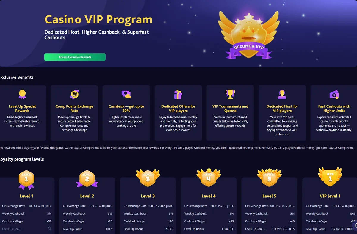 7bit casino vip program