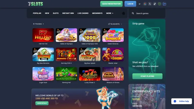 7slots casino games