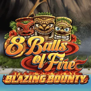 8 balls of fire blazing bounty slot icon
