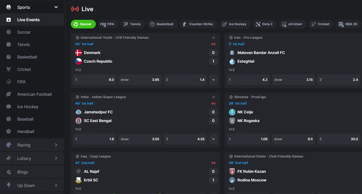 87 casino sports betting