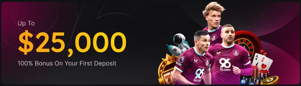 96 casino welcome offer icon
