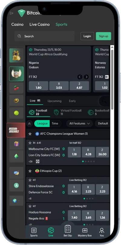 BitcoinVIP Casino phone sports betting