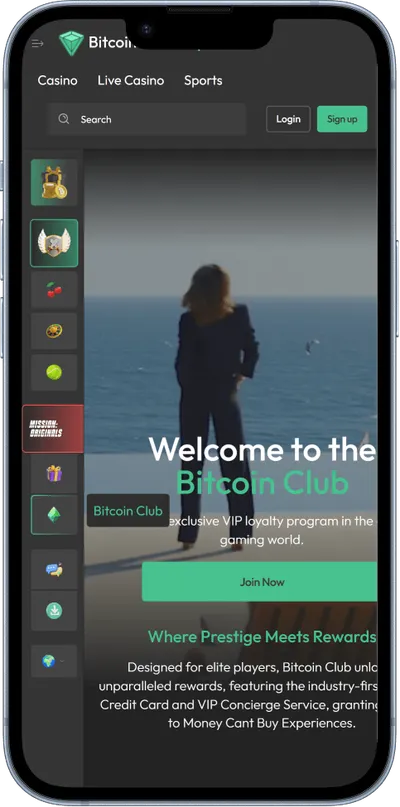 BitcoinVIP Casino phone vip