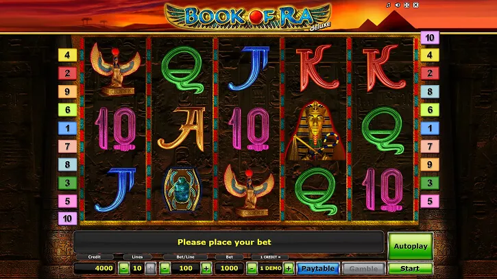 book of ra deluxe slot review