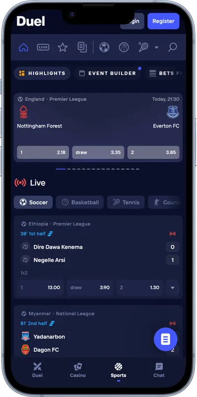 Duel Casino phone sports betting