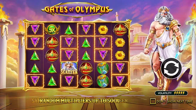 Gates of Olympus slot screen