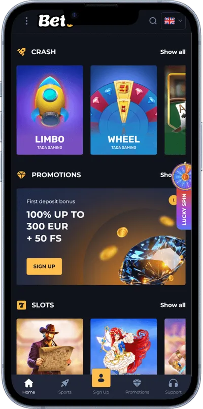 bety casino phone games