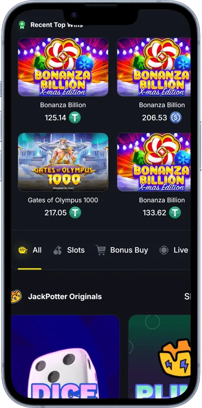 Jackpotter Casino phone slots games