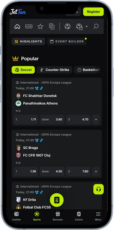 JetTon Casino phone sports betting