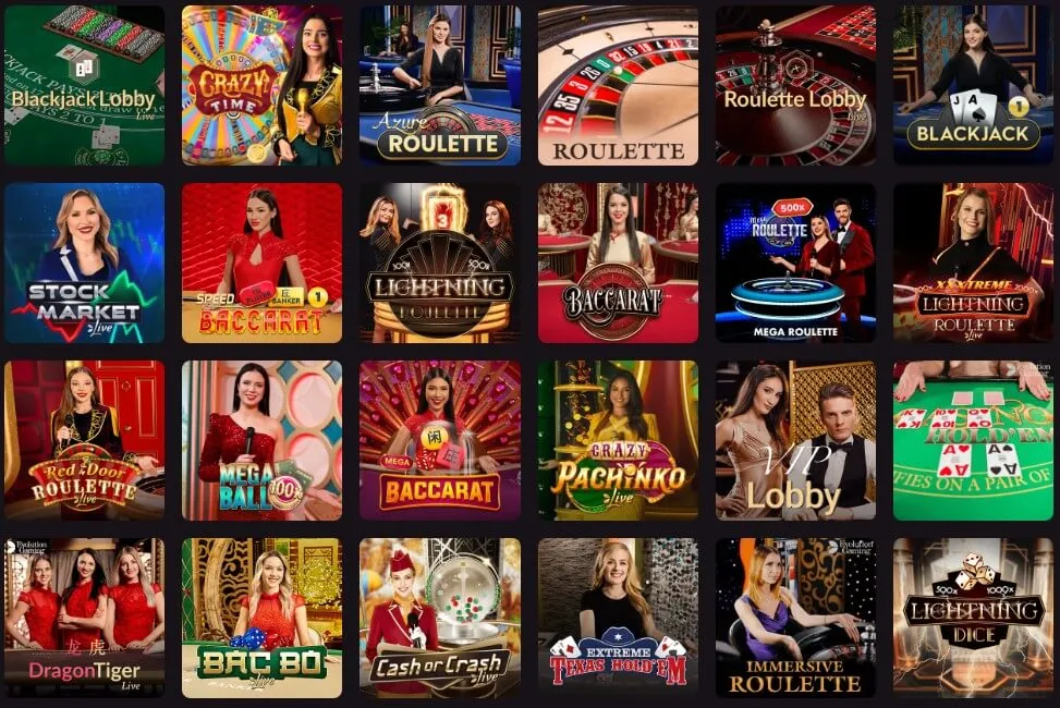 Playbet casino live games