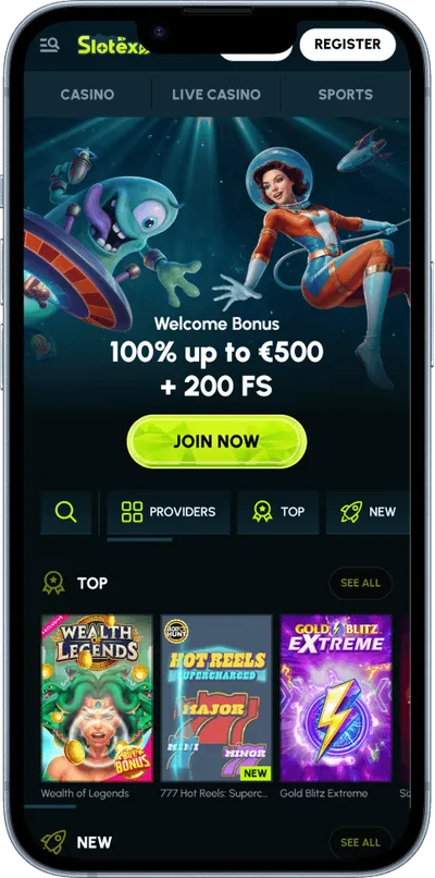 Slotexo casino phone top games