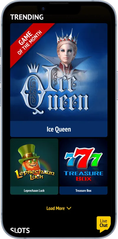 Slotland Casino phone screen games