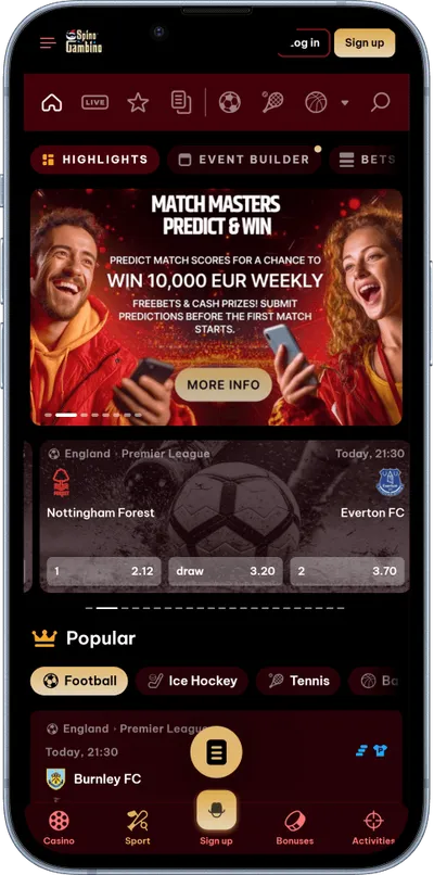 SpinoGambino Casino phone sports betting