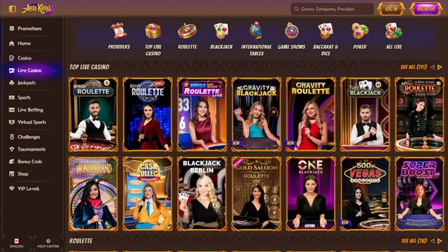 abuking casino live games