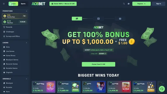 acebet casino promotions