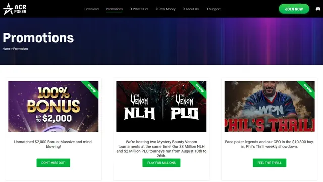 acrpoker promotions