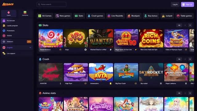 akibawin casino games