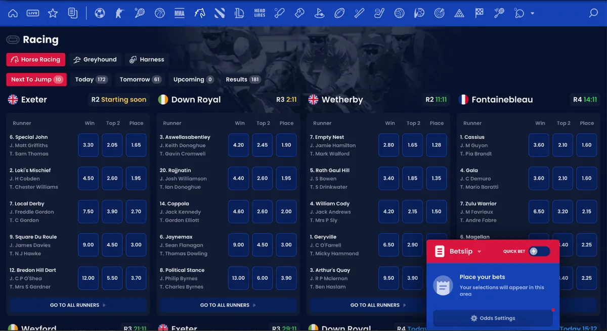 allstars casino racing icon