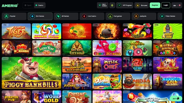 amerio casino games