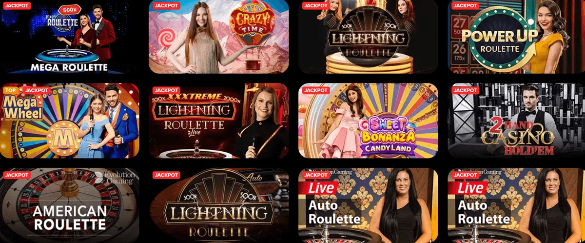arlekin casino live games