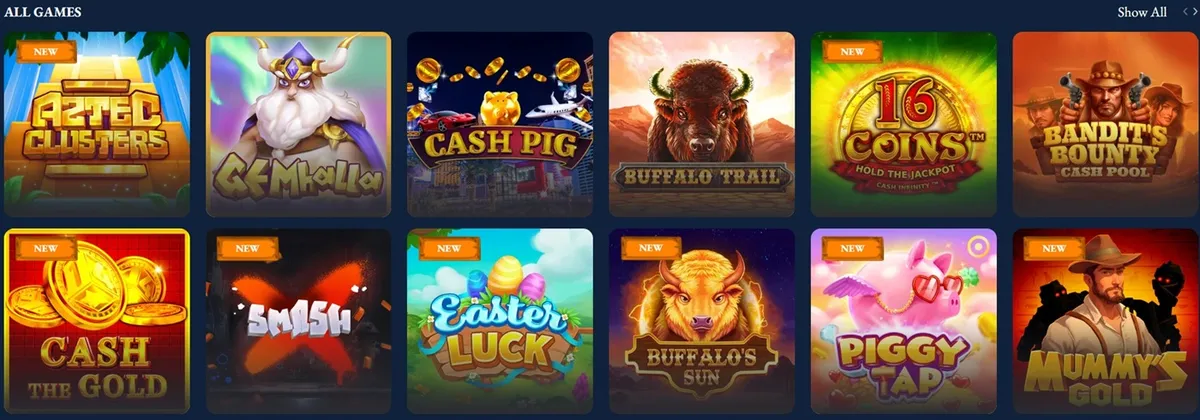 axe casino games