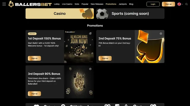 ballersbet casino promotions