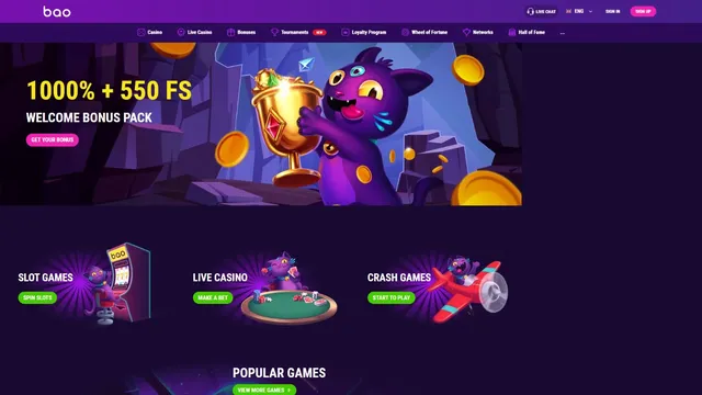 baocasino website screen