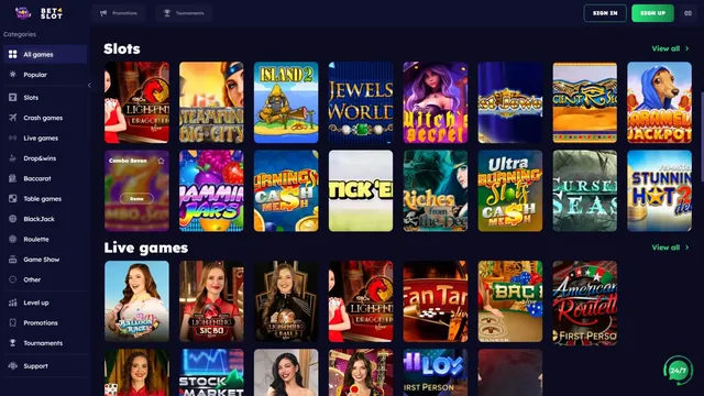bet4slot casino games