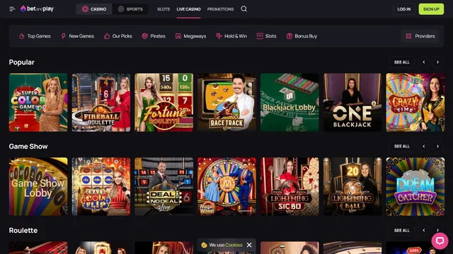 betandplay casino live games