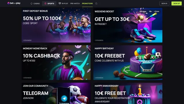 betandplay casino promotions