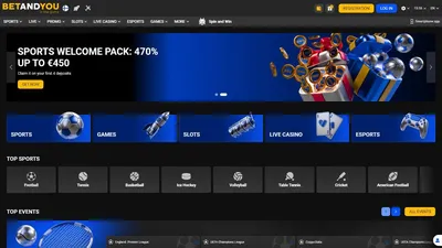 betandyou casino website screen