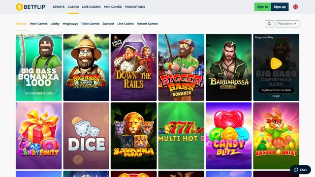 betflip casino games