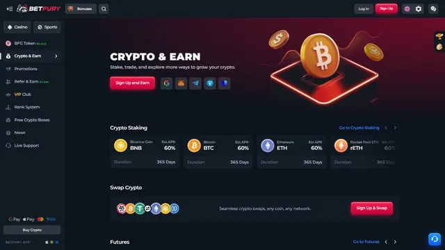 betfury casino loyalty program