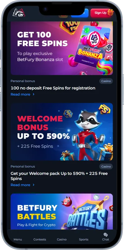 betfury casino phone promotions