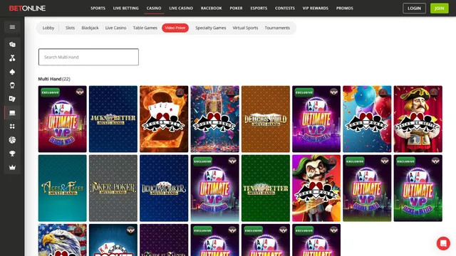 betonline casino poker