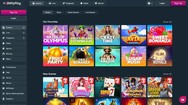 betplay casino games