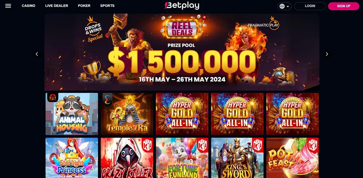 betplay casino full  screen