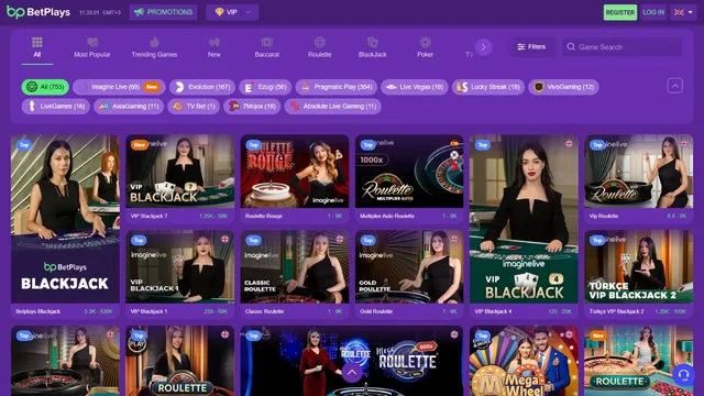 betplays casino live games