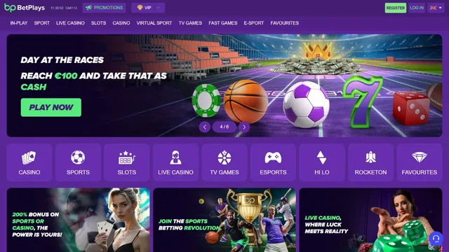 betplays casino website screen