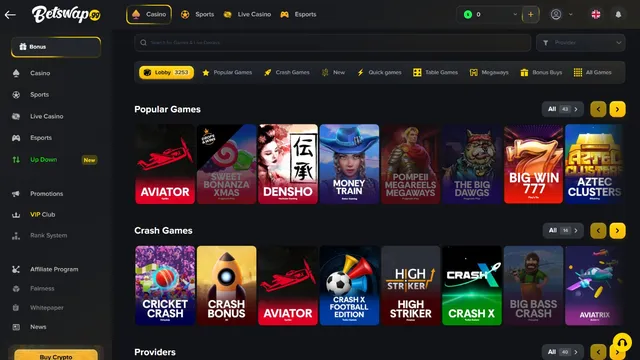 betswap casino games